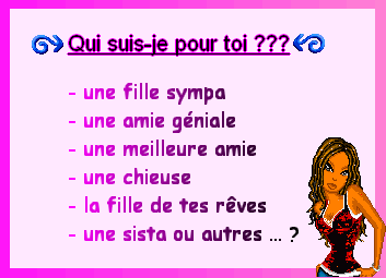 qui suis je pour vous